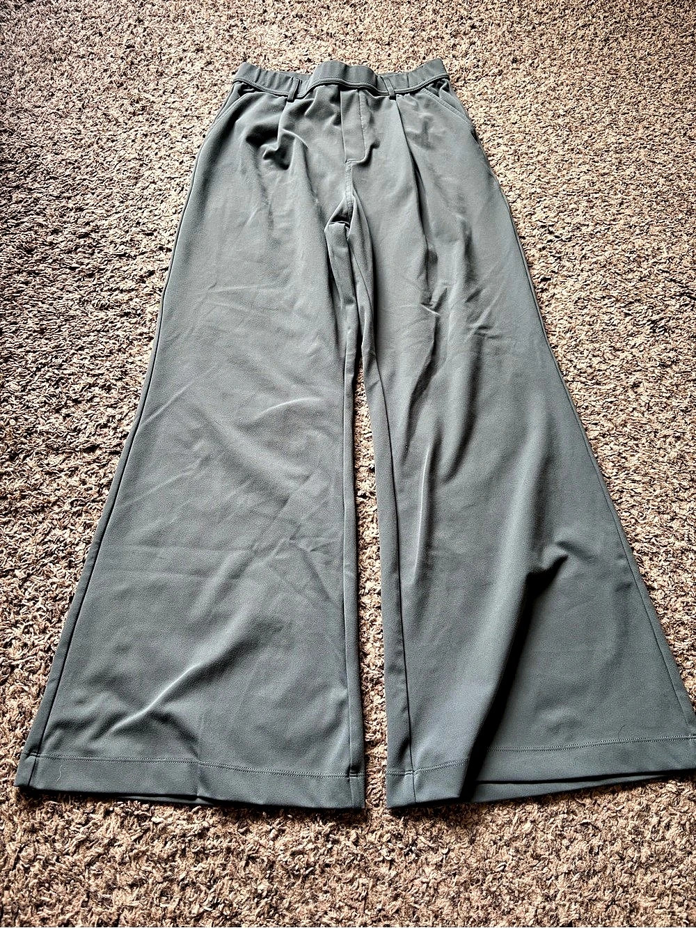 Halara Flex DayStretch High Waisted Pleated Wide Leg Work Pants with Pockets
